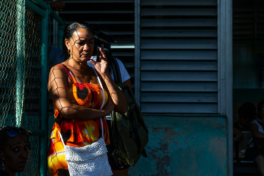 Brazilian woman speaking confidently during a conversation