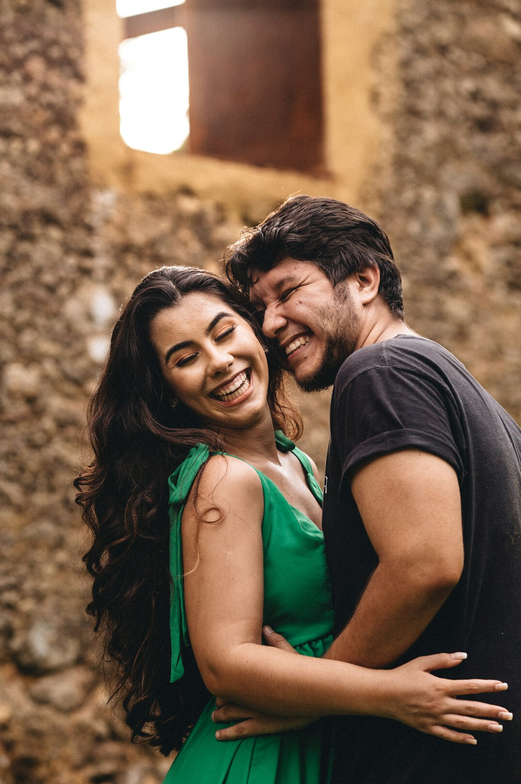 Brazilian woman smiling in a professional portrait