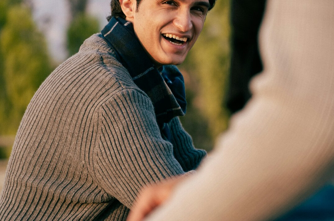 person listening attentively to friend